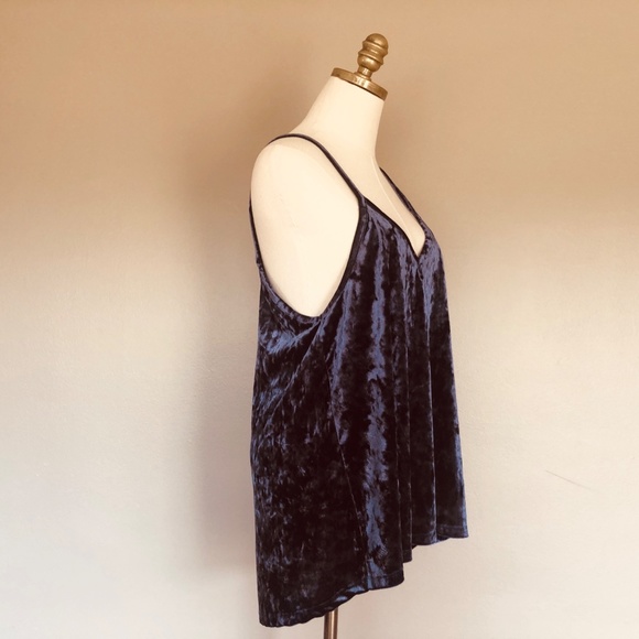 Camisole Velvet Medium Midnight Blue - Picture 3 of 7